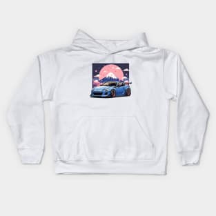 Subaru BRZ Car Art - Widebody Modified Stance JDM Car Kids Hoodie